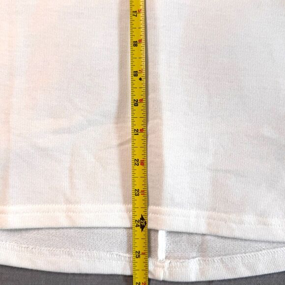 NWT Soybu Unity Pullover, Small, White Crossback Strappy Open Back Long Sleeves - Picture 10 of 12